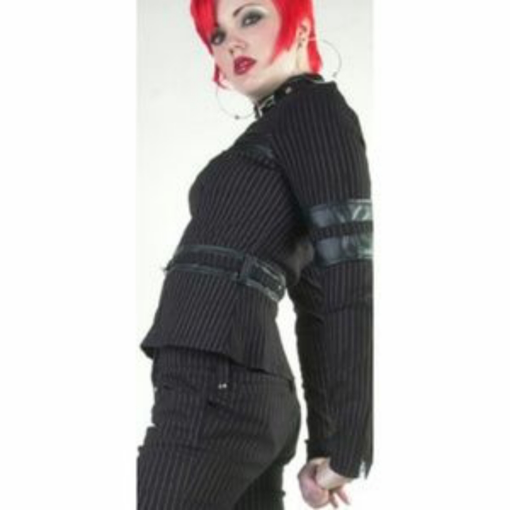 Lip Service Gangsta Pranksta Anita Stripe Jacket